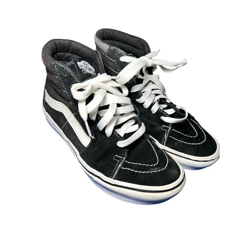 Vans off the wall sk8 hi lace up skateboard sneakers womens 6 classic‎ skater